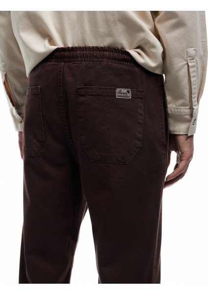 Cep Detaylı Pamuklu Straight Fit Beli Bağcıklı Gabardin Pantolon modelleri