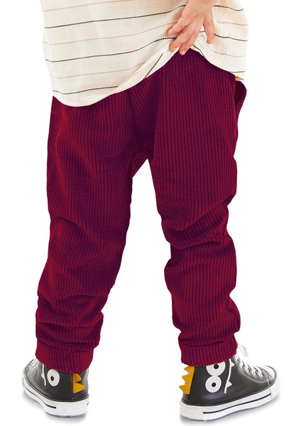 Fitilli Kadife Bordo Erkek Çocuk Pantolon fiyatları