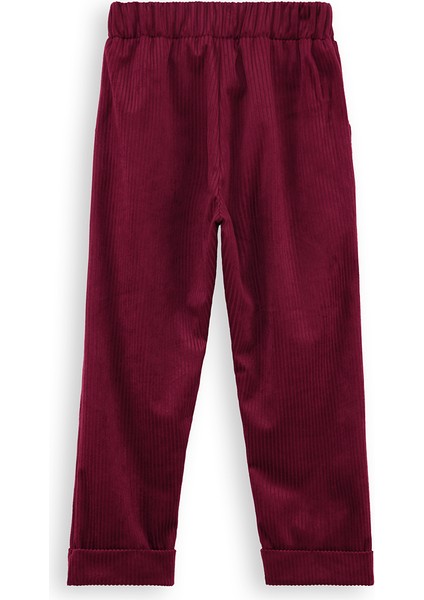 Fitilli Kadife Bordo Erkek Çocuk Pantolon fırsatları