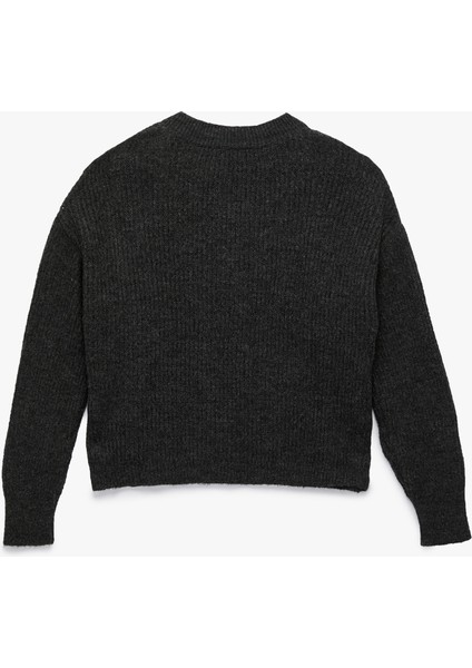 Uzun Kollu V Yaka Örgü Kazak fiyatları