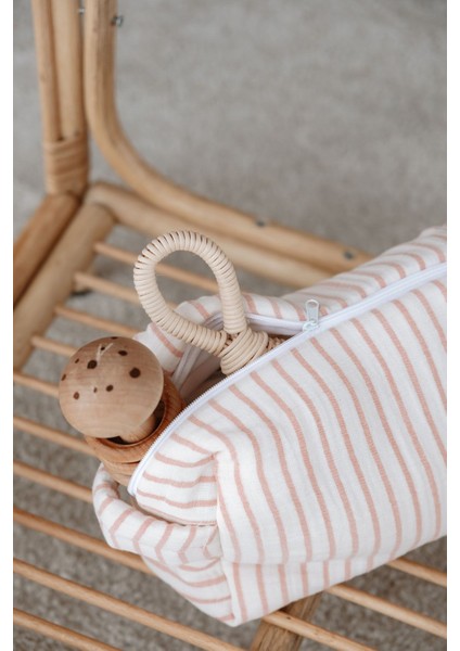 Müslin Bebek Bakım Çantası | Line Series - Coral fiyatları