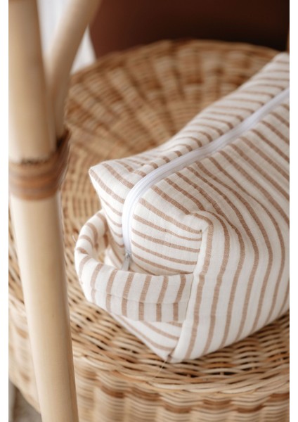 Müslin Bebek Bakım Çantası | Line Series - Coral modelleri