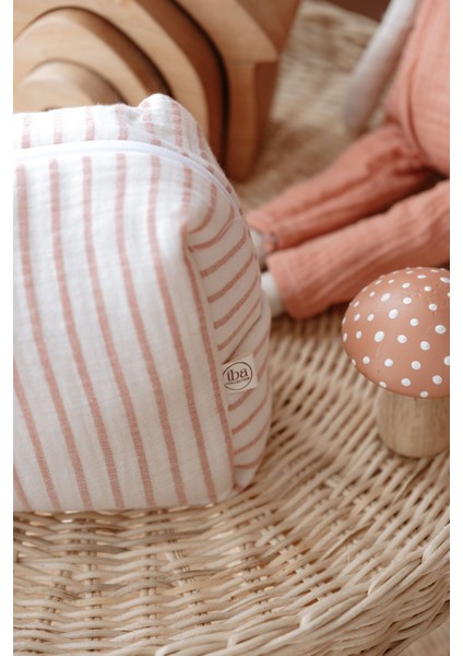 Müslin Bebek Bakım Çantası | Line Series - Coral indirimleri