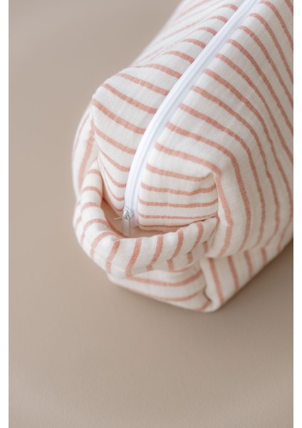 Müslin Bebek Bakım Çantası | Line Series - Coral