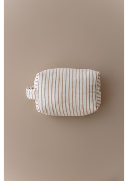 Müslin Bebek Bakım Çantası | Line Series - Beige