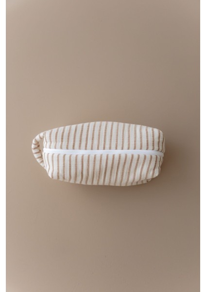 Müslin Bebek Bakım Çantası | Line Series - Beige