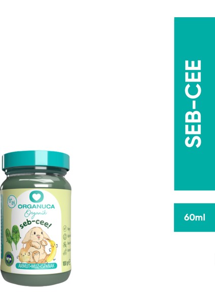 Organik Bebek Maması Seb-Cee 100GR fiyatları
