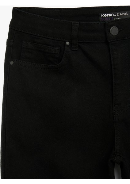 Pamuklu Normal Bel Slim Fit Jean Pantolon - Brad Jean fırsatları