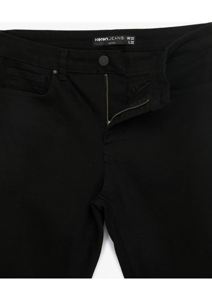 Pamuklu Normal Bel Slim Fit Jean Pantolon - Brad Jean