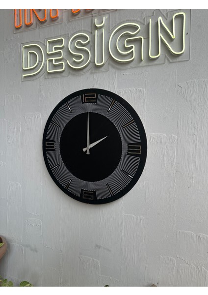 Dekoratif Ahşap Tasarım Duvar Saati modelleri