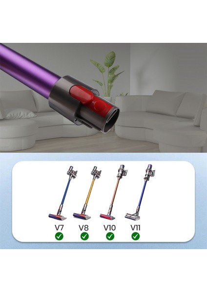 V7 V8 V10 V11 El Tipi Elektrikli Süpürge Yedek Parçaları Için Hızlı Çıkarma Uzatma Çubuğu Borusu (Yurt Dışından) modelleri