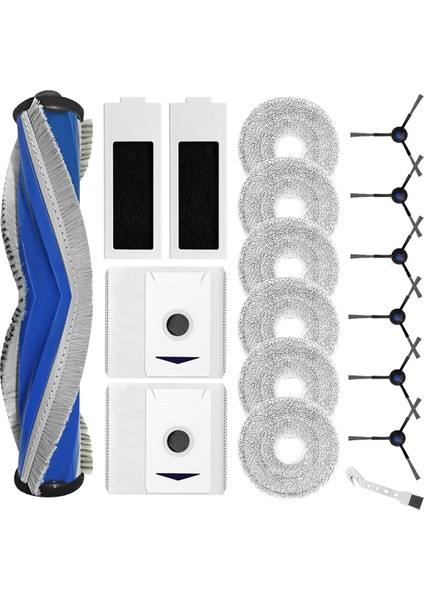 T30 Pro Omnı Için, Omnı Robot Süpürge Ana Yan Fırça Hepa Filtreler Paspas Bezi Toz Torbaları (Yurt Dışından)