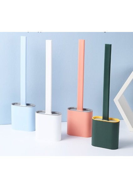 Büro Ev Ofis Yazlık Hijyeni Için Silikon Klozet Fırçası modelleri