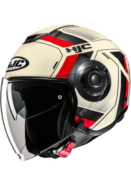 İ40N Velu Mc1 Yarım Motosiklet Kaskı