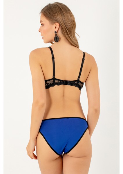 Push-Up Dolgulu Dantel Detaylı Sütyen Takım