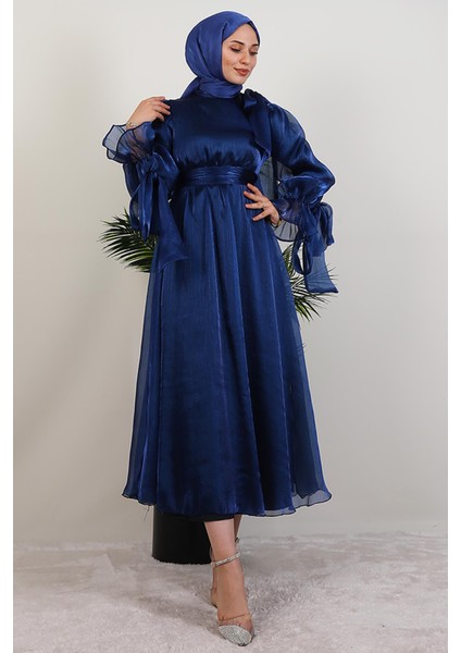 Mişa Tesettür Elbise Lacivert fırsatları