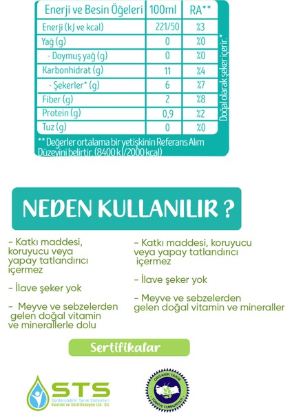 Organik Bebek Maması 3'lü x 100ML Seb-Cee modelleri