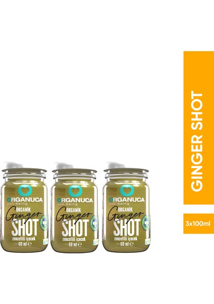 Organik Zencefil Shot 3'lü Paket fiyatları
