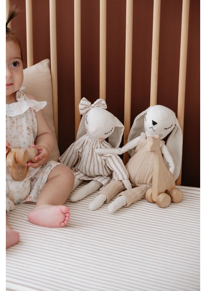 Erkek Tavşan Uyku Arkadaşı | Line Series - Beige indirimleri