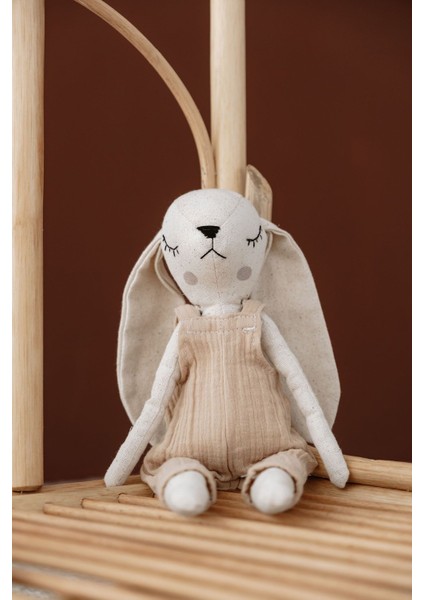 Erkek Tavşan Uyku Arkadaşı | Line Series - Beige