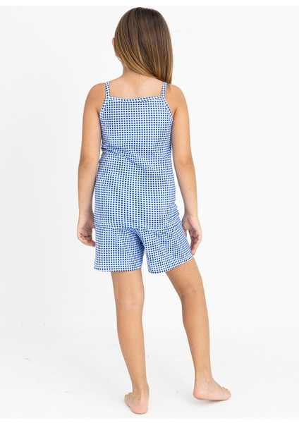 Kız Çocuk Pamuklu Ip Askılı Şortlu Pijama Takımı fırsatları