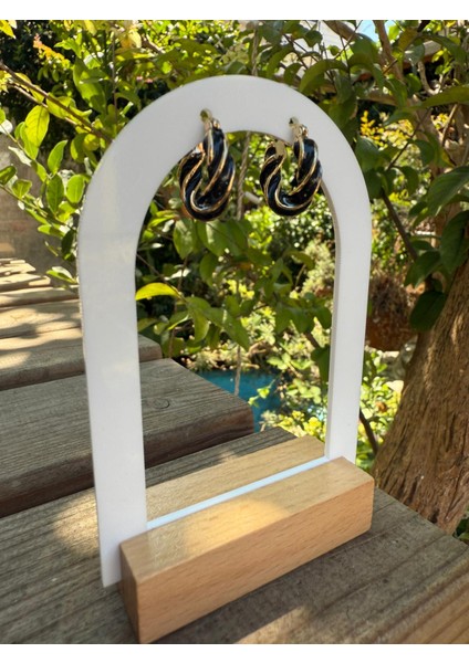 Twistmini Burgu Halka Küpe – Siyah Mine fırsatları