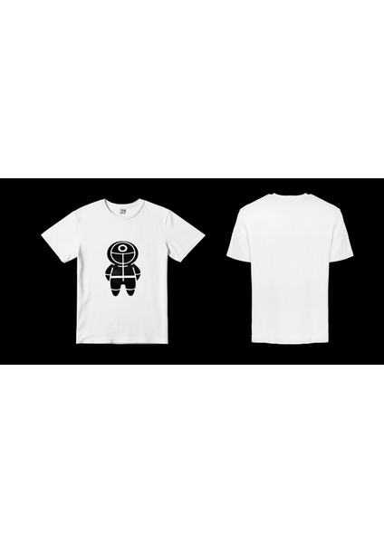 Squid Tasarım Beyaz Tshirt
