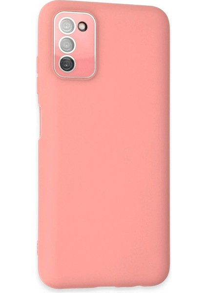 Samsung Galaxy A03S Kılıf Lansman Glass Kapak - Pembe fiyatları