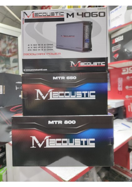 Sıradan x Markalar Fiyatına Macoustic Kalitesi 1 Takım 20CM 1 Takım 16CM Midrange 1 4X60 4 Kanal Amfi