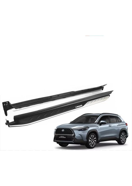 Toyota Corolla Cross 2022+ Logolu Yan Basamak Oem Style