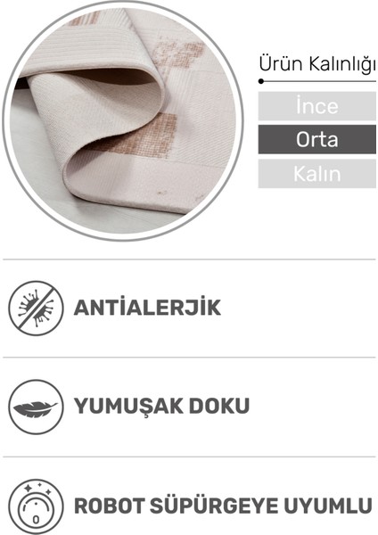 Kehribar Yumuşak Dokulu Salon Halısı – Tozumaz, Robot Süpürge Uyumlu, 4 M’ye Kadar En Seçeneği fiyatları