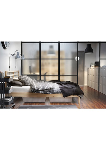 Tarva / Luröy Karyola 160 x 200 cm Masif Ahşap Çam Esnek Latalı Çift Kişilik modelleri