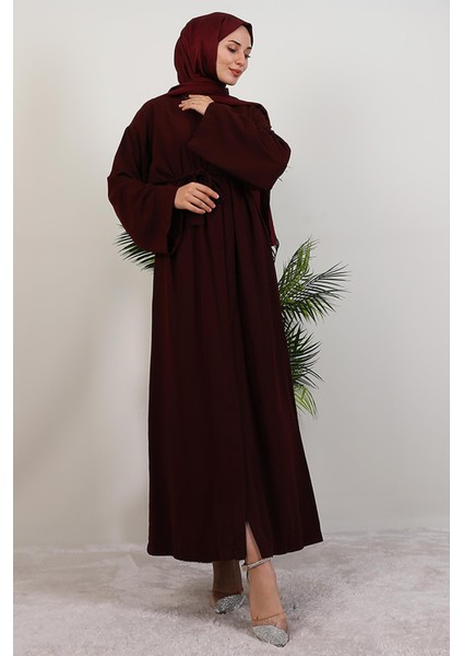 Mercan Tesettür Ferace Koyu Bordo fiyatları