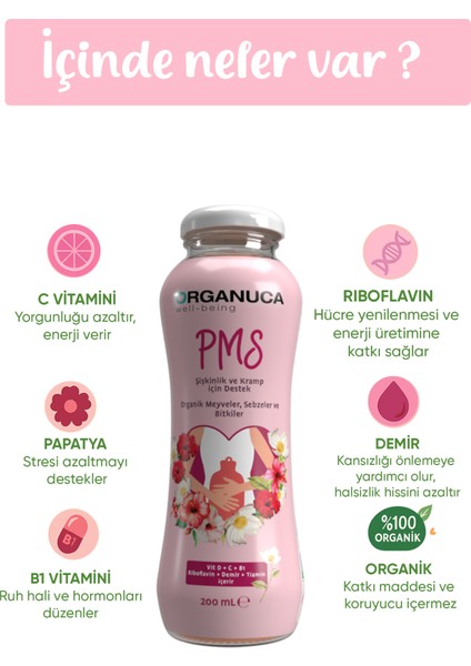 Organik Içerikli Pms Regl Dönemine Özel Takviye
