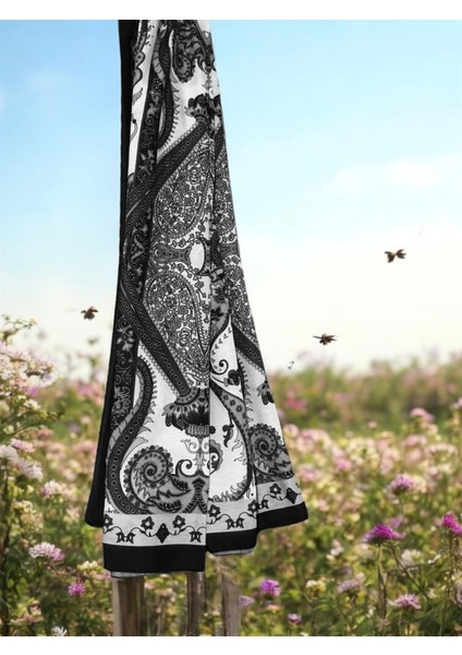 Etnik Desen Pamuk Ipek Şal Lüx Yeni Sezon Yüksek Kalite Şal indirimleri