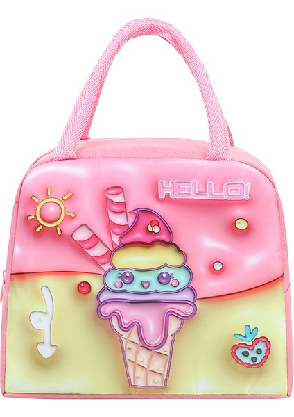 3D Sevimli Öğle Yemeği Çantası (Yurt Dışından)