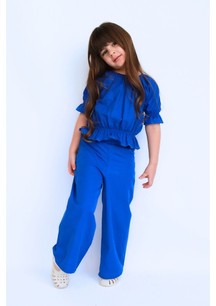 Kız Çocuk Ocean Madonna Pantolon Bluz Takım