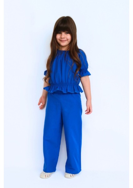 Kız Çocuk Ocean Madonna Pantolon Bluz Takım modelleri