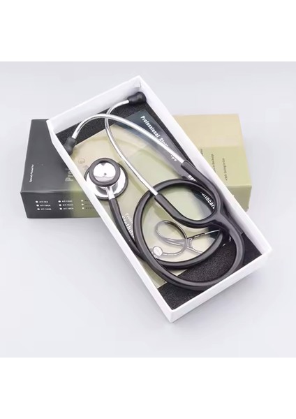 Profesyonel Pediatrik Çift Başlı Paslanmaz Çelik Stetoskop