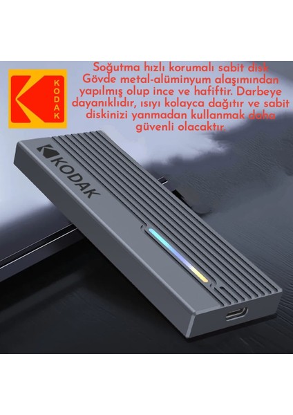 E010 Pro M2 Nvme+Sata Muhafaza Kutusu Çift Protokol CE Lisanslı 2280/2260/2242/2230/ 10Gbps 3.2 Yüksek Hızlı Son Nesil Teknoloji Metal Sağlam