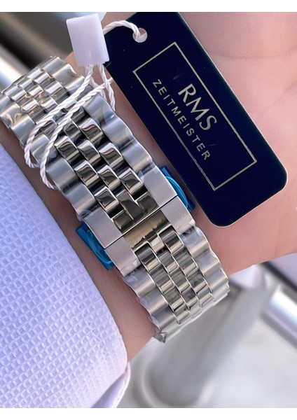 Rms Romanson 2 Yıl Garantili Çelik Kordon Çelik Kasa 5 Atm Suya Dayanıklı Erkek Kol Saati AG1561.03 fırsatları