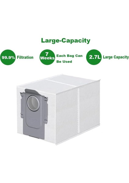 Robot, Qrevo Maxv, S8 Max Ultra, Maxv Ultra Robot Süpürge Yedek Parçaları Için 16 Paket Toz Torbası (Yurt Dışından) fırsatları