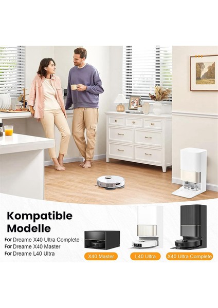 X40 Ultra COMPLETE/X40 MASTER/L40 Robot Süpürge Parçaları Için 20 Adet Ana Yan Fırça Paspas Bezi Toz Torbaları Filtreler (Yurt Dışından) fiyatları