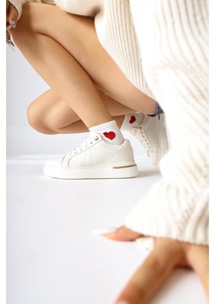 Anastazia Beyaz Topuk Detaylı Sneakers fiyatları