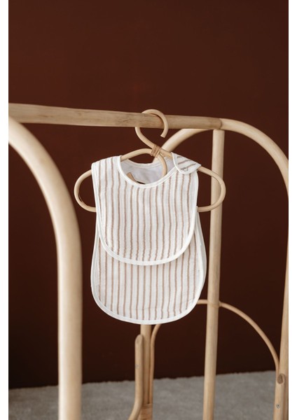 Müslin Önlük ve Omuz Bezi - Line Series - Beige fiyatları