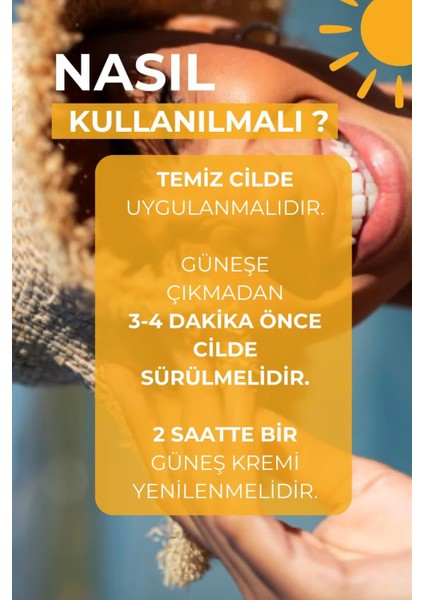 SPF50+ Tüm Cilt Tipleri Için Yüz Güneş Kremi 50ML modelleri