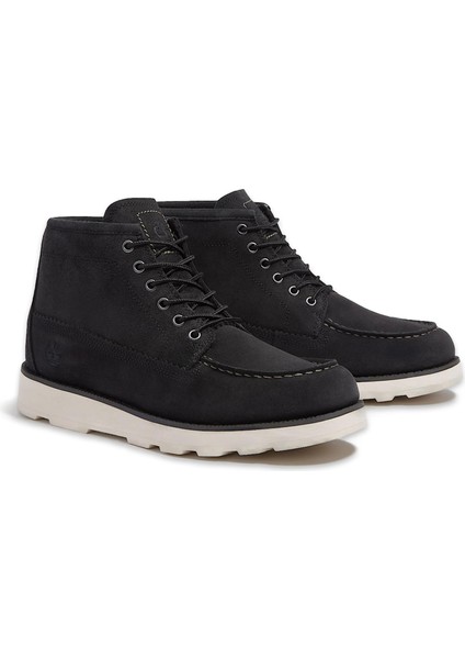 TB0A6CEP Britton Mills Mid Lace Up Chukka Boot Süet Siyah Erkek Bot