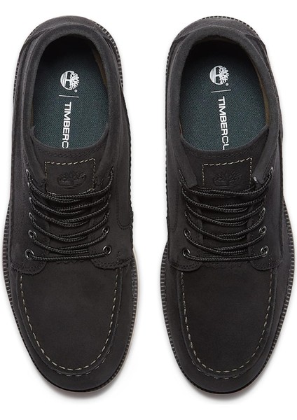 TB0A6CEP Britton Mills Mid Lace Up Chukka Boot Süet Siyah Erkek Bot modelleri