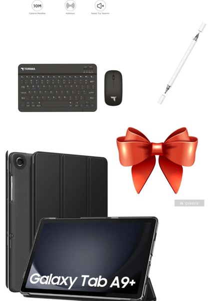 Galaxy Tab A9 Plus 4gb 64 GB 11 Inç 1920 x 1200 Tablet Tablet+Kılıf+Kalem+Klavye+Mouse