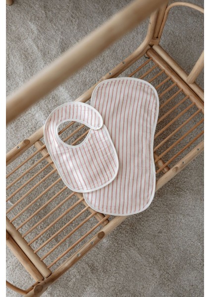 Müslin Önlük ve Omuz Bezi - Line Series - Coral modelleri